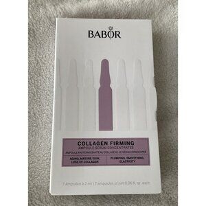 Babor Collagen Firming Ampoule Serum Concentrates 7 x 2ml Box New Plump Smooth